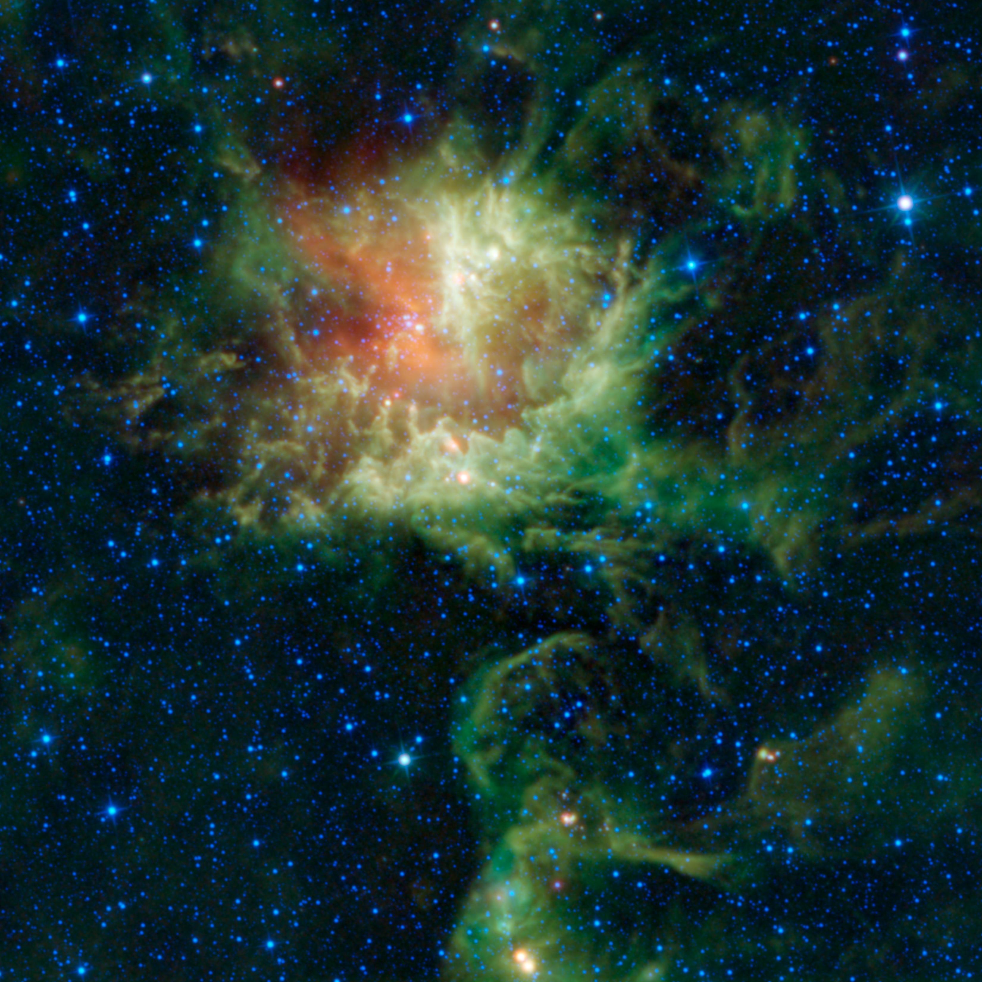 'Pacman' Nebula Grows Teeth to Chomp on Space